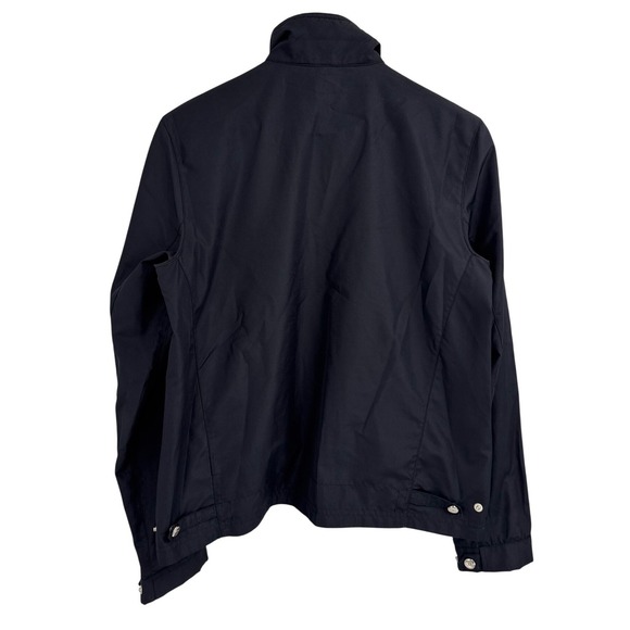 Lauren Ralph Lauren Jacket Black Full Zip M Full Zip Crest Windbreaker Old Money - Picture 3 of 13